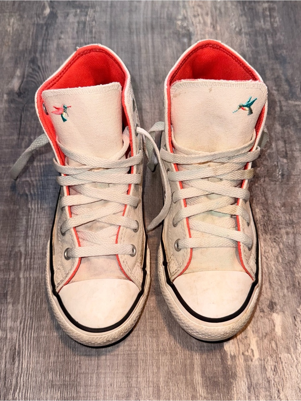 Girls Converse All Star Succulent High Top Sneakers